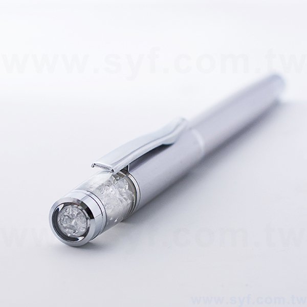 水晶旋轉式禮品筆-金屬廣告原子筆-兩種款式可選-採購批發贈品筆-8096-5